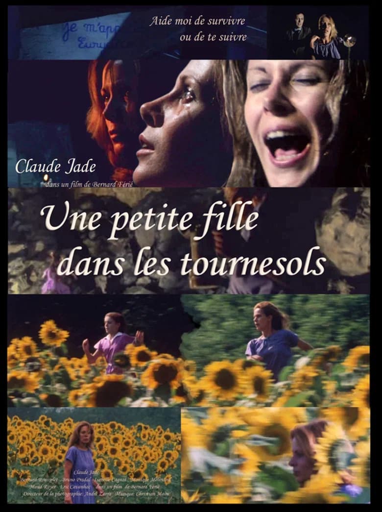 پوستر Une petite fille dans les tournesols