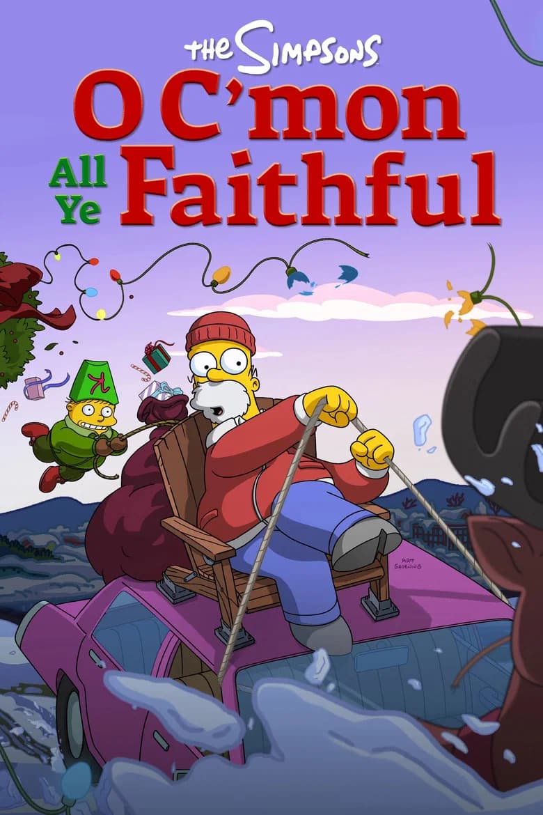 پوستر The Simpsons: O C'mon All Ye Faithful