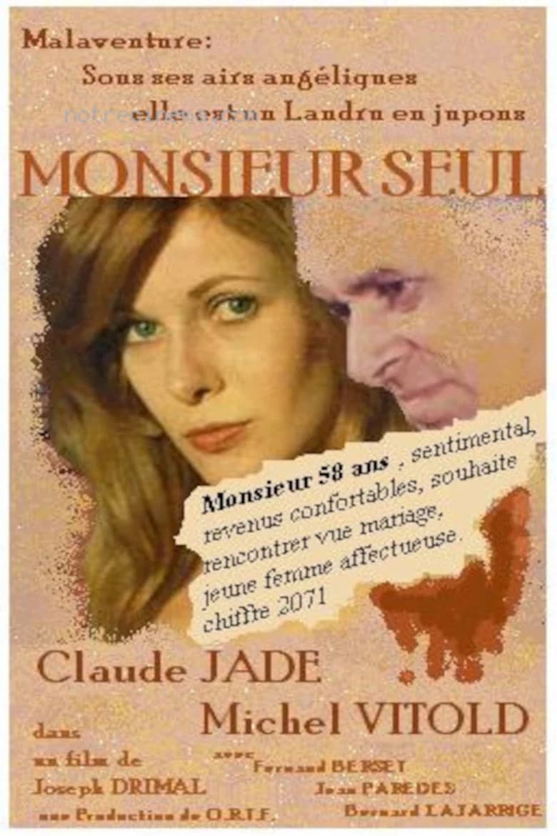 پوستر Monsieur seul