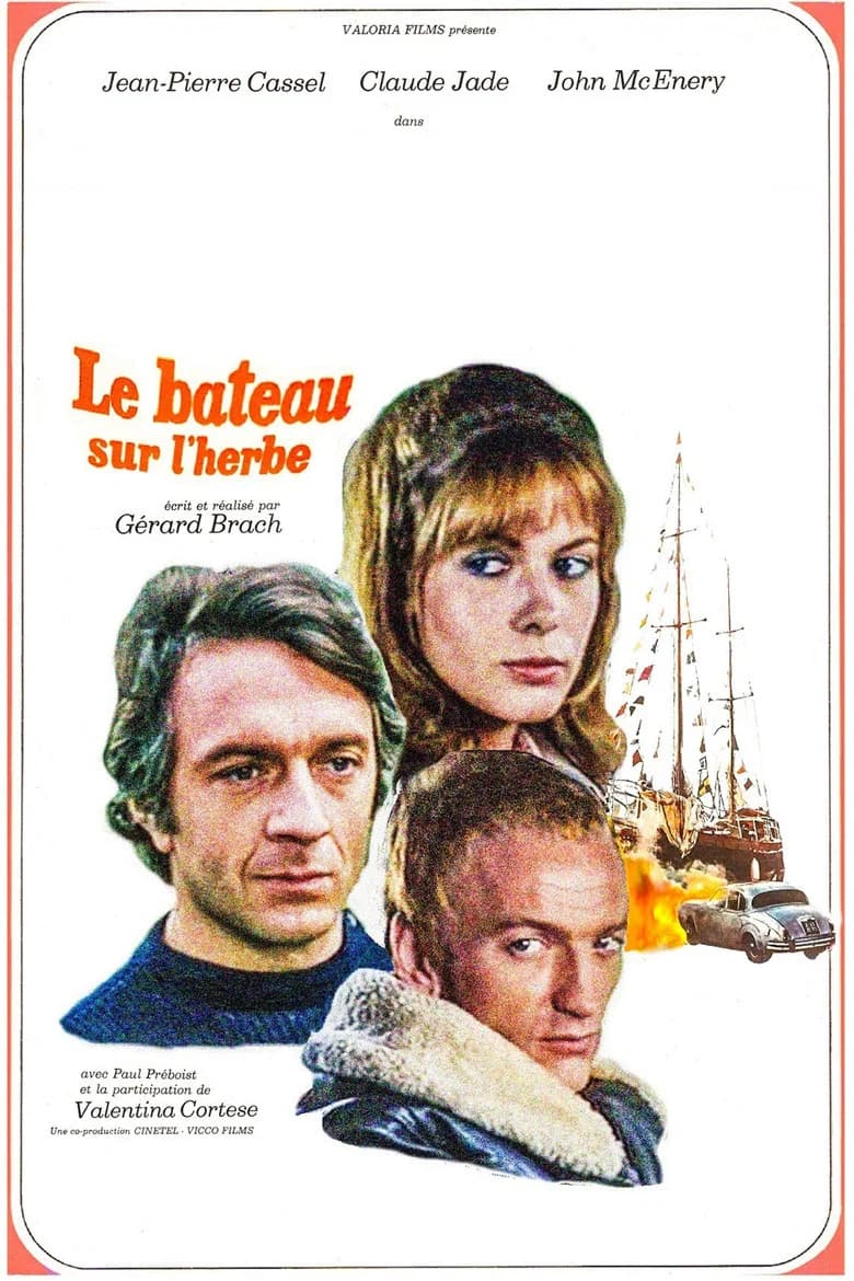 پوستر Le Bateau sur l'herbe