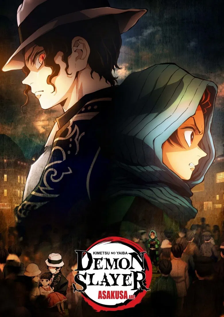 پوستر Demon Slayer: Kimetsu no Yaiba - Asakusa Arc